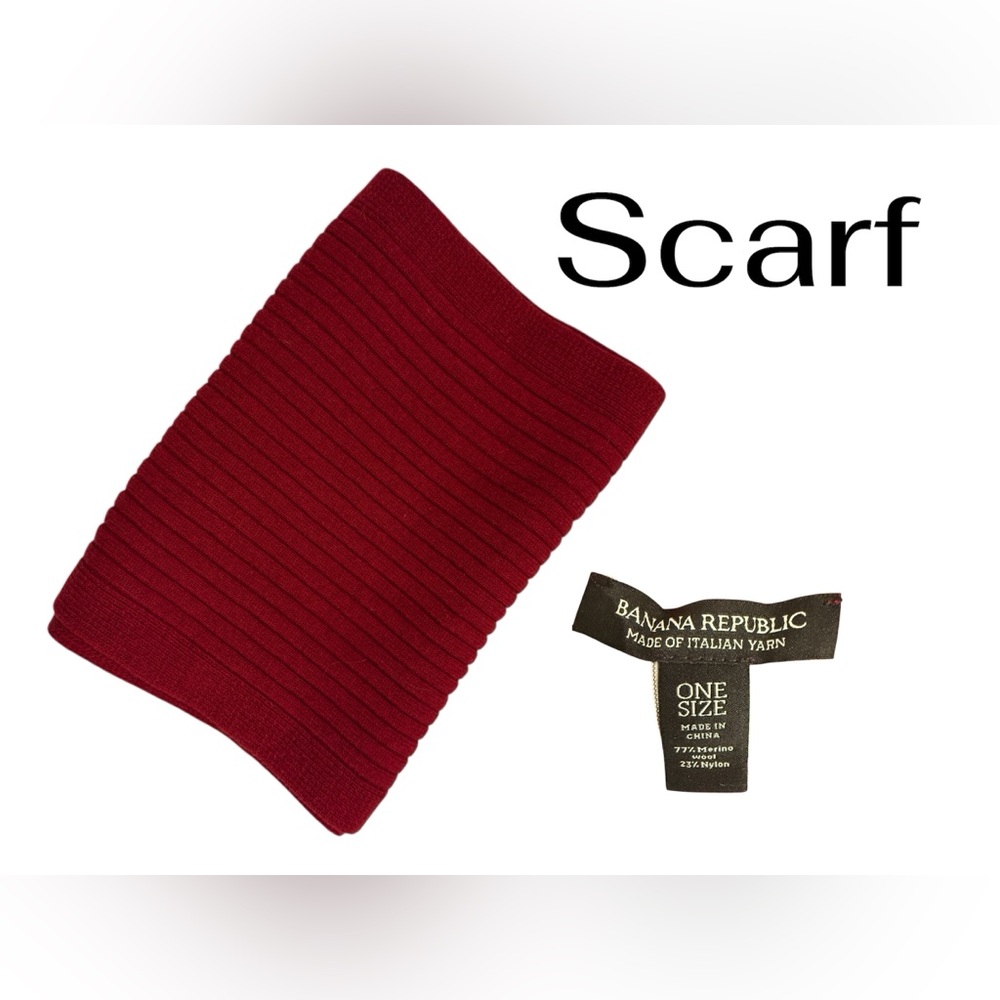 Banana Republic Scarf  Men's Deep Red Scarf